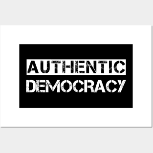 Authentic Democracy Posters and Art